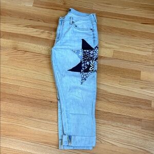 Ralph Lauren Embroidered Light Blue Denim Jeans
